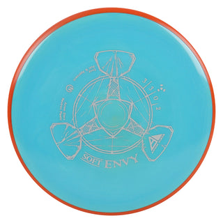 Axiom Disc Golf Neutron Envy Soft Putter 3/3/0/2 Teal/Orange 173 grams
