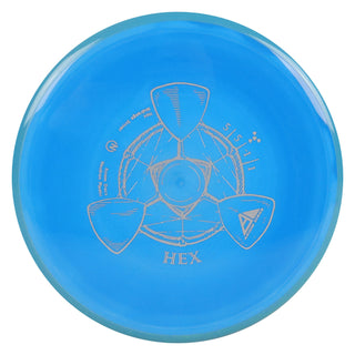 Axiom Disc Golf Neutron Hex Midrange Driver 5/5/-1/1 Blue 175 grams