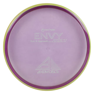 Axiom Disc Golf Proton Envy Putter 3/3/0/2 Purple/Yellow 172 grams