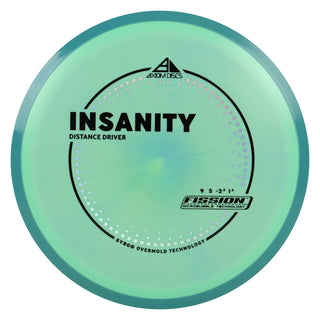 Axiom Discs Project Lab Coat Fission Insanity Distance Driver 9/5/-2.5/1.5 Mint/Blue 155 grams