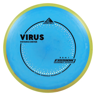 Axiom Discs Project Lab Coat Fission Virus Distance Driver 9/5/-4/1 Blue/Yellow Red 152 grams