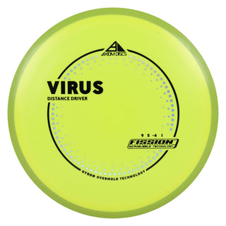 Axiom Discs Project Lab Coat Fission Virus Distance Driver 9/5/-4/1 Yellow/Sage 163 grams