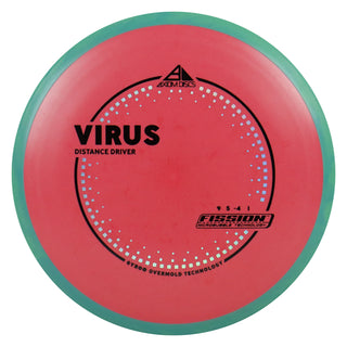 Axiom Discs Project Lab Coat Fission Virus Distance Driver 9/5/-4/1 Red/Teal Blue 166 grams