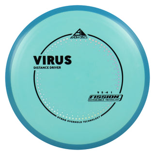 Axiom Discs Project Lab Coat Fission Virus Distance Driver 9/5/-4/1 Light Blue/Blue 146 grams