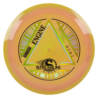 Streamline Discs Neutron Engine Distance Driver 13/5/-0.5/2 Yellow Peach/Gold 169 grams