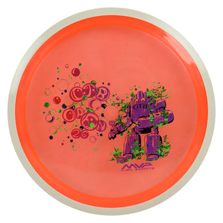 MVP Discs Sports Project Lab Coat OTB Open 2026 Proton Tesla Distance Driver Orange/Purple 172 grams