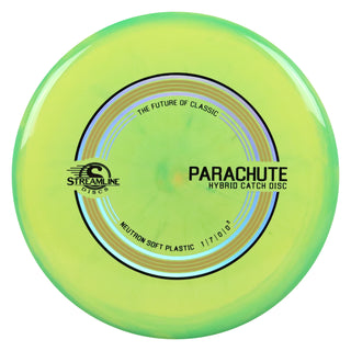 Streamline Discs Neutron Soft Parachute Hybrid Catch Putter 1/7/0/0.5 Green Yellow 152 grams