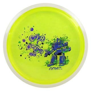 MVP Discs Sports Project Lab Coat OTB Open 2026 Proton Tesla Distance Driver Yellow/Blue 172 grams