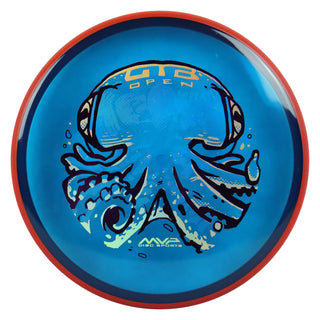 Axiom Discs Project Lab Coat OTB Open 2026 Proton Soft Proxy Putt and Approach Dark Blue/Red 173 grams