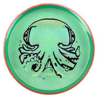 Axiom Discs Project Lab Coat OTB Open 2026 Proton Soft Proxy Putt and Approach Aqua/Red White 173 grams