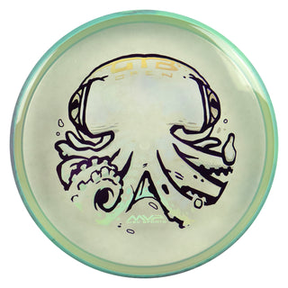Axiom Discs Project Lab Coat OTB Open 2026 Proton Soft Proxy Putt and Approach Clear/Teal Pink 173 grams