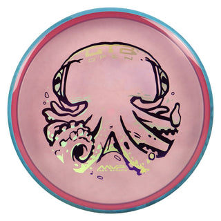 Axiom Discs Project Lab Coat OTB Open 2026 Proton Soft Proxy Putt and Approach Pink/Blue Blend 173 grams
