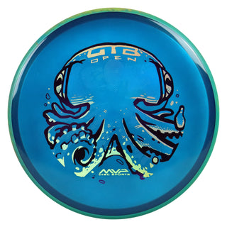Axiom Discs Project Lab Coat OTB Open 2026 Proton Soft Proxy Putt and Approach Dark Blue/Aqua Orange 171 grams