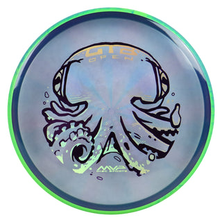 Axiom Discs Project Lab Coat OTB Open 2026 Proton Soft Proxy Putt and Approach Dark Blue/Green Blue 174 grams
