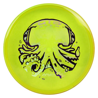 Axiom Discs Project Lab Coat OTB Open 2026 Proton Soft Proxy Putt and Approach Yellow/Yellow Orange 172 grams