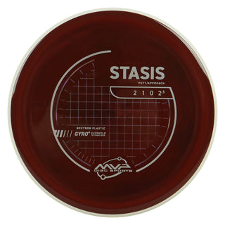 MVP Discs Sports Project Lab Coat Neutron Stasis Putt and Approach 2/1/0/2.5 Walnut 168 grams