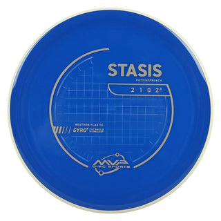 MVP Discs Sports Project Lab Coat Neutron Stasis Putt and Approach 2/1/0/2.5 Dark Blue 174 grams