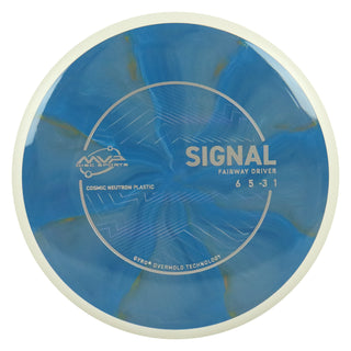 MVP Discs Sports Project Lab Coat Cosmic Neutron Signal Fairway Driver 6/5/-3/1 Blue Orange 164 grams