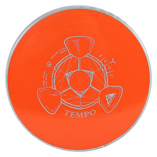 Axiom Disc Golf Neutron Tempo Putter 4/4/0/2.5 Orange/Marble 166 grams