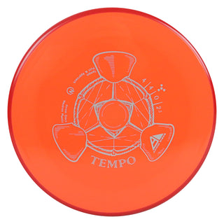 Axiom Disc Golf Neutron Tempo Putter 4/4/0/2.5 Orange/Red 174 grams