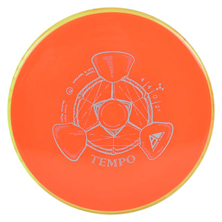Axiom Disc Golf Neutron Tempo Putter 4/4/0/2.5 Orange/Yellow Red 175 grams