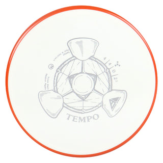 Axiom Disc Golf Neutron Tempo Putter 4/4/0/2.5 White/Orange 173 grams