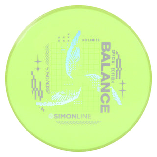 Axiom Disc Golf Neutron Balance Simon Lizotte Edition SE Midrange 5/5/0/2 DayGlo/Sage 176 grams