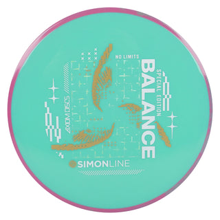 Axiom Disc Golf Neutron Balance Simon Lizotte Edition SE Midrange 5/5/0/2 Teal/Dark Pink 174 grams