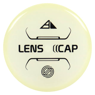 Axiom Discs Total Eclipse Glow 2.0 Lens Cap Simon Lizotte Edition Mini Marker - White Glow Plate/Aqua Glow Rim