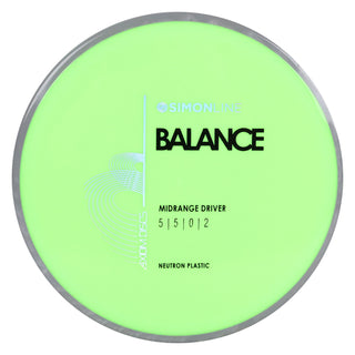 Axiom Disc Golf Neutron Balance Simon Lizotte Edition Midrange 5/5/0/2 DayGlo/Grey Marble 176 grams