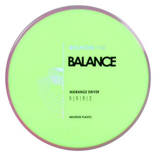 Axiom Disc Golf Neutron Balance Simon Lizotte Edition Midrange 5/5/0/2 DayGlo/Pink Grey 176 grams