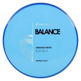 Axiom Disc Golf Neutron Balance Simon Lizotte Edition Midrange 5/5/0/2 Light Blue/Blue 168 grams