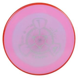 Axiom Disc Golf Neutron Tempo Putter 4/4/0/2.5 Pink Lavender/Red Orange 174 grams