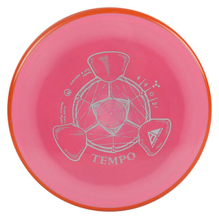 Axiom Disc Golf Neutron Tempo Putter 4/4/0/2.5 Light Red Blend/Orange 173 grams