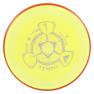 Axiom Disc Golf Neutron Tempo Putter 4/4/0/2.5 Gold/Red Blend 174 grams