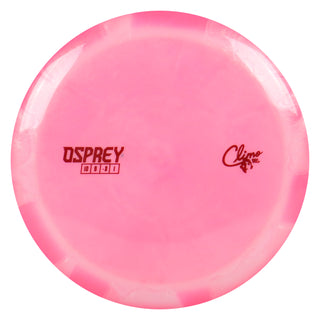 Climo Disc Golf LE Special Blend Osprey Distance Driver 10/6/-3/1 Hot Pink/Maroon 175 grams