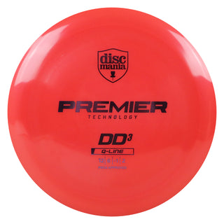 Discmania Disc Golf Premier Q-Line DD3 Distance Driver 12/6/-1/2 Red/Lavender 175 grams