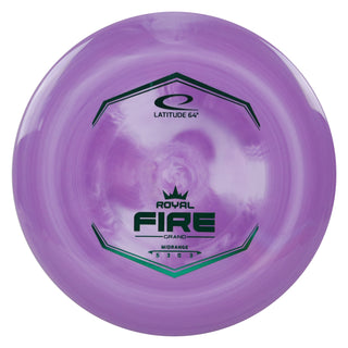 Latitude 64 Disc Golf Royal Grand Fire Midrange Disc 5/3/0/3 Purple/Green 175 grams