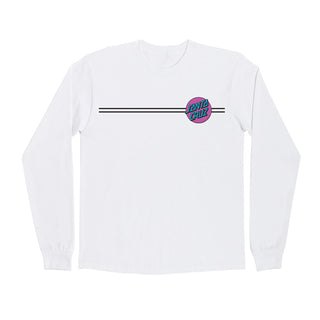 Santa Cruz Skateboards Longsleeve Shirt Other Dot White/Purple/Blue