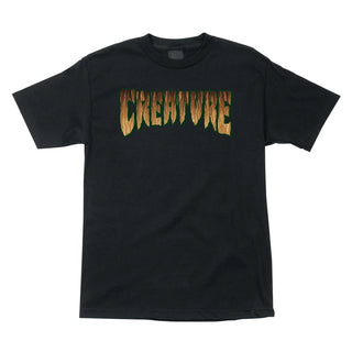 Creature Shirt Logo Rust Black