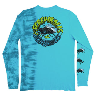 Slime Balls Skateboards Longsleeve Shirt Screwball Cesspool Blue 
