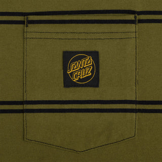 Santa Cruz Skateboards Shirt Saga OD Green