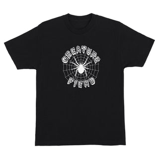 Creature Skateboard T-Shirt Web Relic Black