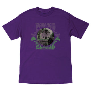 OJ Wheels Shirt Black Sabbath Paranoid Witch Purple