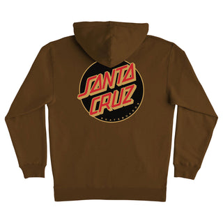 Santa Cruz Skateboards Hoody Other Dot Pullover Brown/Black Sunset