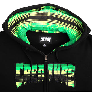 Creature Skateboards Hoody Serape Logo Zip Black