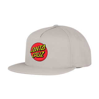 Santa Cruz Skateboard Hat Classic Snapback Grey  OS