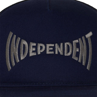 Independent Skateboard Hat Span Mesh Trucker Navy/Black OS