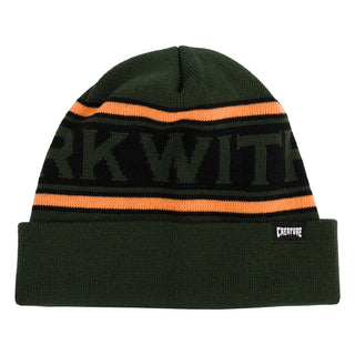 Creature Skateboard Beanie Lurk with US Long Shoreman Olive OS