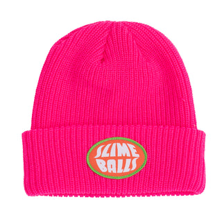 Slime Balls Wheels Beanie SB Oval Pink